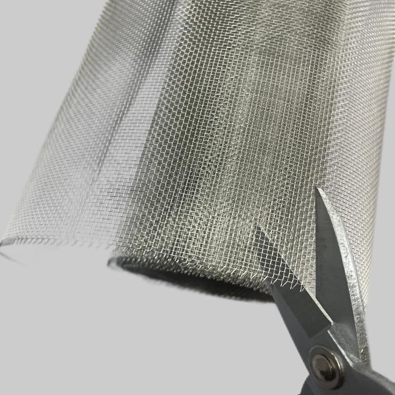 MSJSZP 20 Mesh 304 Stainless Steel Wire Mesh - 40×300cm (15.7×118 Inch) 0.19mm, Rustproof for Garden, Pet Cage & Vent Bug Control - Image 3